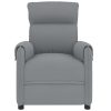 Stand up Massage Chair Light Grey Fabric