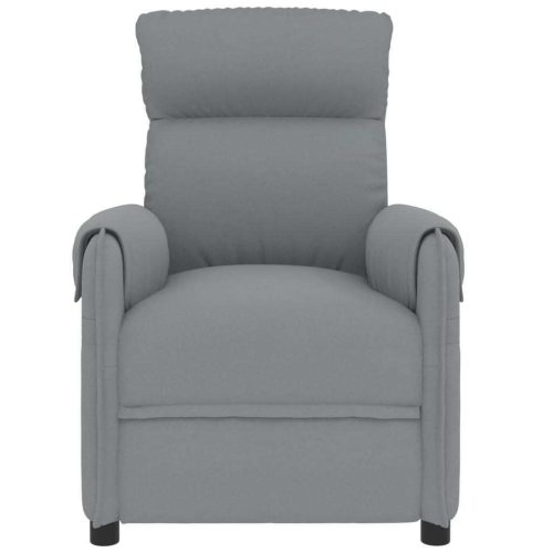 Stand up Massage Chair Light Grey Fabric