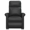 Stand up Massage Chair Black Faux Leather