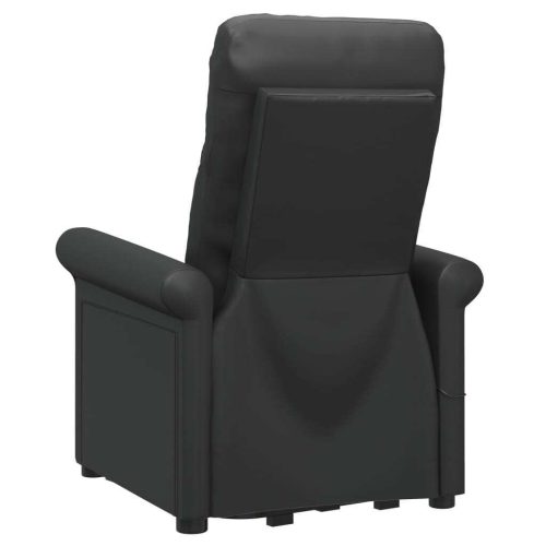 Stand up Massage Chair Black Faux Leather