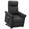 Stand up Massage Chair Black Faux Leather