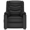 Stand up Massage Chair Black Faux Leather