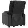 Stand up Massage Chair Black Faux Leather