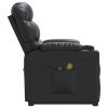 Stand up Massage Chair Black Faux Leather