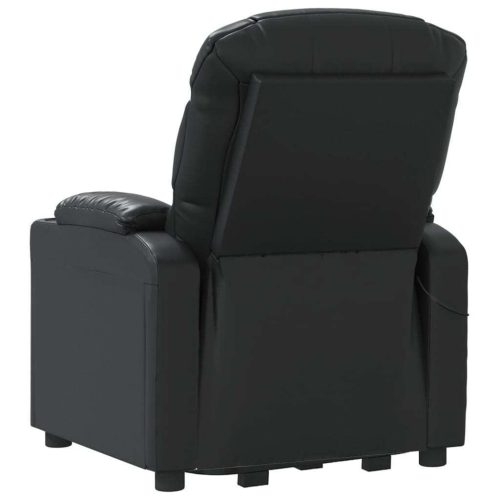 Stand up Massage Chair Black Faux Leather