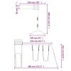 Outdoor Playset Solid Wood Pine