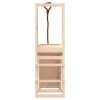 Playhouse with Climbing Wall Solid Wood Pine