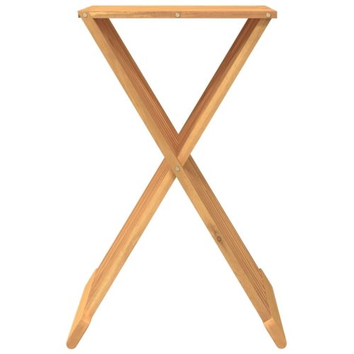 Folding Stool 40×32.5×70 cm Solid Wood Teak