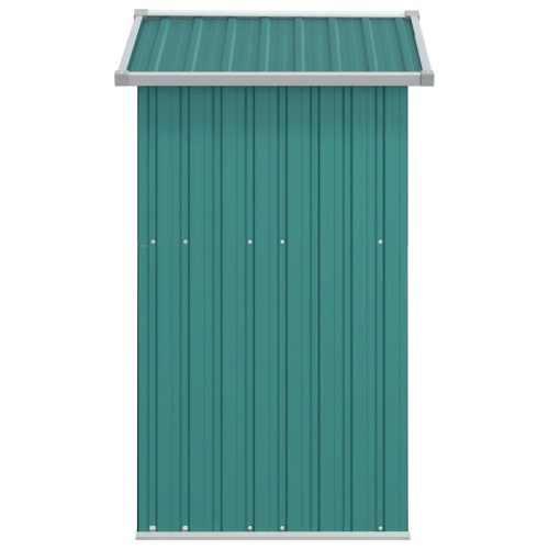 Garden Shed Green 126×97.5×177 cm Galvanised Steel