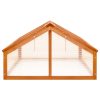 Greenhouse Brown 114x80x50 cm Firwood