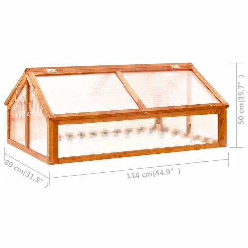 Greenhouse Brown 114x80x50 cm Firwood