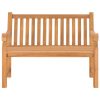 Garden Bench 114 cm Solid Teak Wood