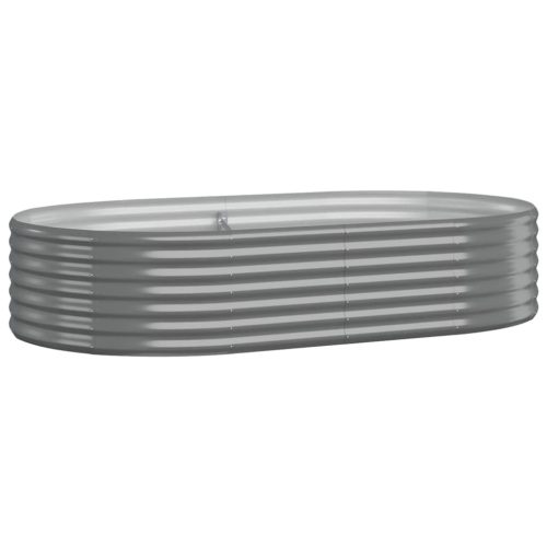 Garden Planter Powder-coated Steel Grey