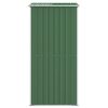 Garden Shed Green 192x108x223 cm Galvanised Steel