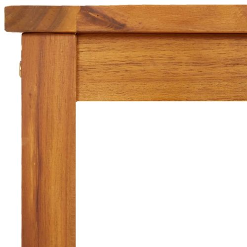 Garden Bench 80x35x45 cm Solid Wood Acacia