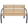 Garden Bench 112 cm Solid Wood Fir