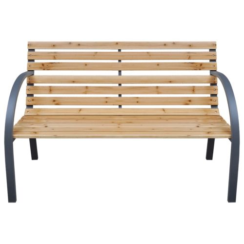 Garden Bench 112 cm Solid Wood Fir