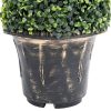 Artificial Boxwood Spiral Plant with Pot Green 117 cm