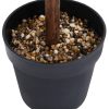 Artificial Boxwood Plant with Pot Ball Shaped Green 50 cm