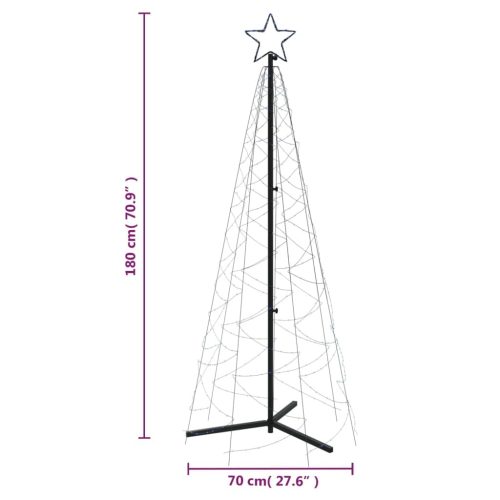 Christmas Cone Tree Blue 200 LEDs 70×180 cm