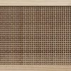 Wall-mounted Coat Rack White Engineered Wood and Natural Rattan