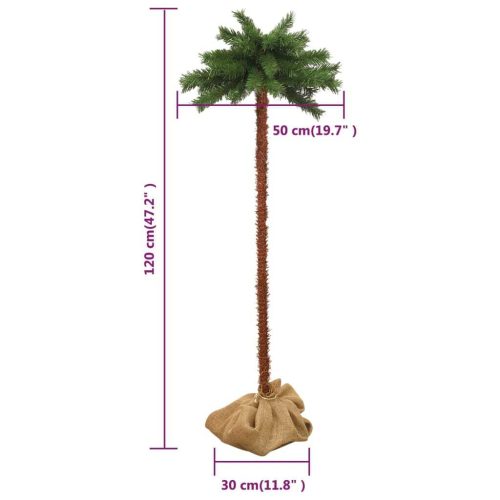 Artificial Palm Tree with LEDs 120 cm
