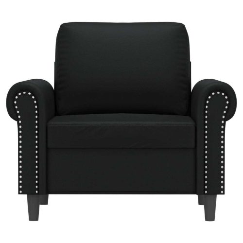 Anderson Sofa Chair Black 60 cm Faux Leather