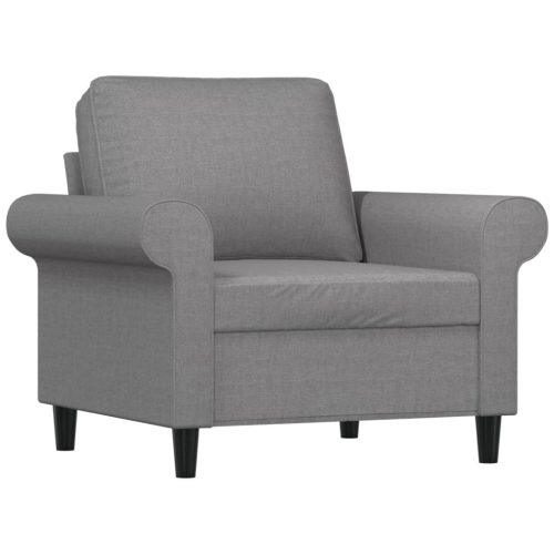 Bonhill Sofa Chair Light Grey 60 cm Fabric