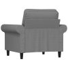 Bonhill Sofa Chair Light Grey 60 cm Fabric