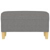 Bench Dark Grey 70x35x41 cm Fabric