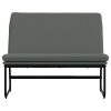 Bench Dark Grey 100x75x76 cm Fabric