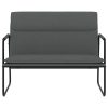 Bench Dark Grey 100x64x80 cm Fabric