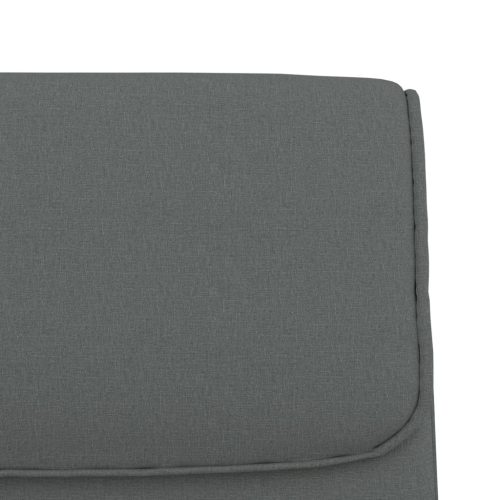 Bench Dark Grey 100x64x80 cm Fabric