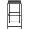 BBQ Gazebo with Side Shelves Anthracite 210x114x230 cm Steel