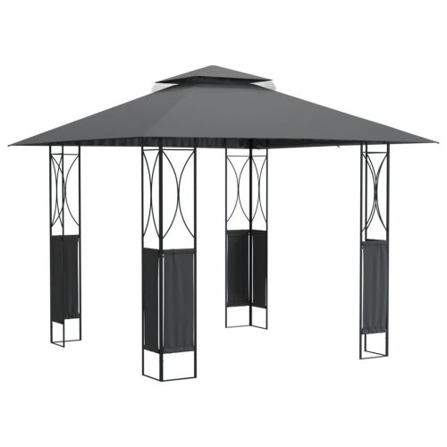 Gazebo with Roof Anthracite Steel