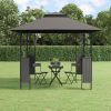 Gazebo with Roof Anthracite 300x300x270 cm Steel