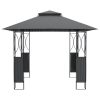 Gazebo with Roof Anthracite 300x300x270 cm Steel