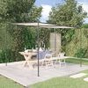 Gazebo White 3×3 m 180 g/m² Fabric and Steel