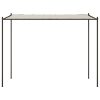 Gazebo White 3×3 m 180 g/m² Fabric and Steel