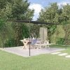 Gazebo Anthracite 4×4 m 180 g/m² Fabric and Steel