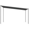 Gazebo Anthracite 4×4 m 180 g/m² Fabric and Steel