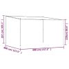 Gazebo Anthracite 4×4 m 180 g/m² Fabric and Steel