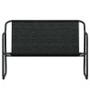 2-Seater Garden Bench with Cushion Anthracite Steel