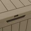 Garden Storage Box Light Brown 55.5x43x53 cm Polypropylene