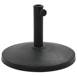 Parasol Base Polyresin Black