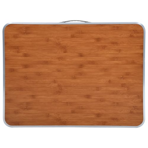 Foldable Camping Table with Metal Frame 80×60 cm