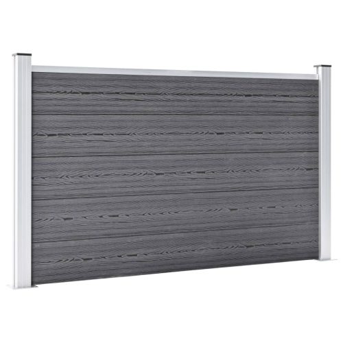 Garden Fence WPC 180×105 cm Grey