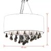 Chandelier with 85 Crystals White