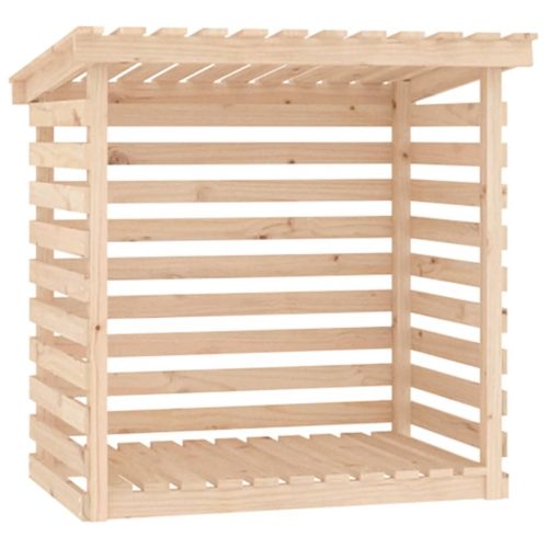 Firewood Rack Solid Wood Pine