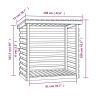 Firewood Rack 108x73x108 cm Solid Wood Pine